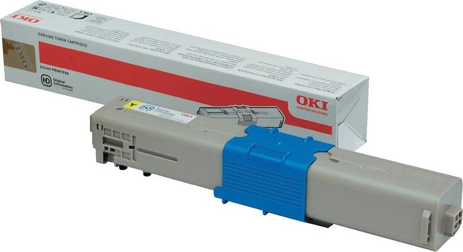 OKI Lasertoner 44973533, yellow, 1.500 Seiten