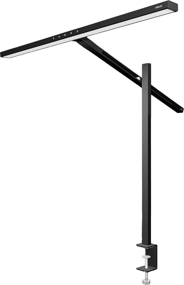 LED-Schreibtischleuchten Unilux ELITE Lumino 400202310, LED, 108lm/W, anpassbare Farbtemperatur,
drehbarer Arm, Tischklemme, schwarz, schwarz