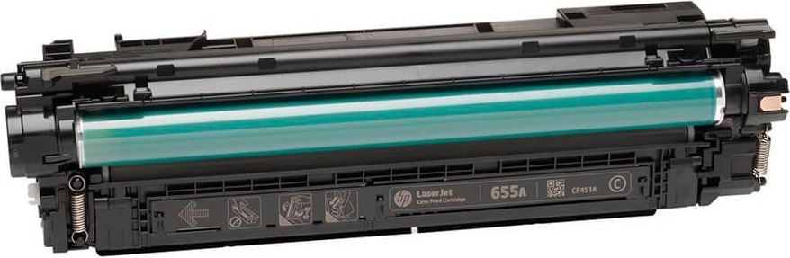 HP Lasertoner CF451A Nr. 655A, cyan, 10.500 Seiten