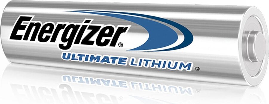 Batterien Energizer Ultimate Lithium Mignon (AA), 1,5 Volt, temperaturbeständig von −40 C bis +60 C, enthält recycelte Materialien, Pack 4 Stück
