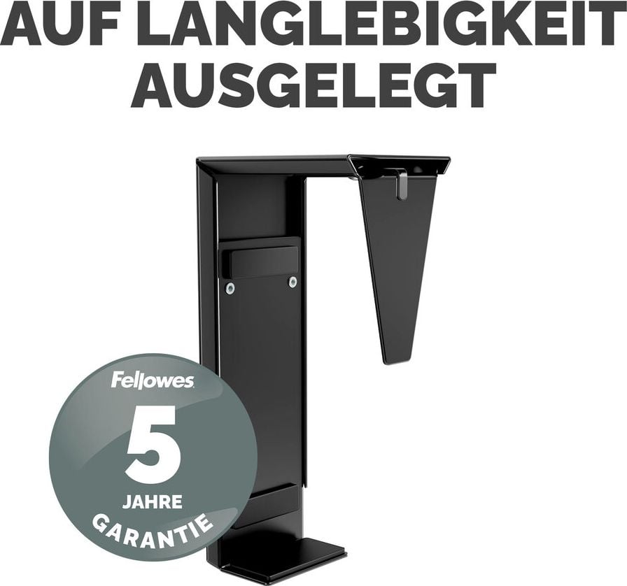 Computerhalterung Fellowes Desk Thin Client Holder, für Client oder CPU, zur Montage unter dem
Schreibtisch, max. Tragkraft 15 kg, weiß