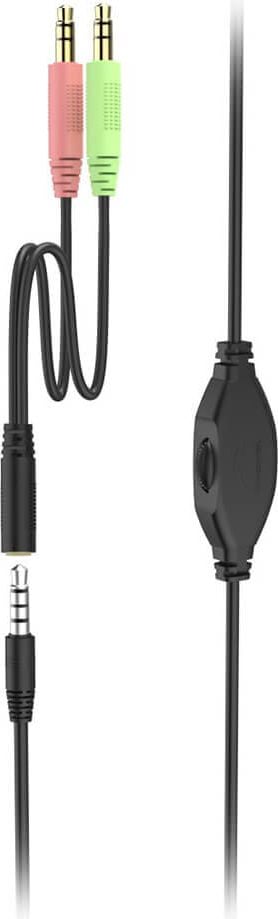 Headset Hama PC-Office-Headset HS-P150 V2 00139932, Stereo, 3,5 mm-Klinkenstecker
/Klinken-Adapter, verstellbarer Kopfbügel,
Bügelmikrofon, schwarz/silber