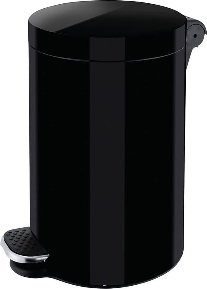 Tret-Abfallsammler Zwingo Z2300395 / Z2300305, 20 Liter, Stahlblech, Kunststoff-Inneneimer, schwarz