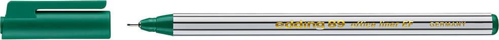 Fineliner Edding 89 office fineliner EF, ca. 0,3mm, Kunststoffspitze, grün