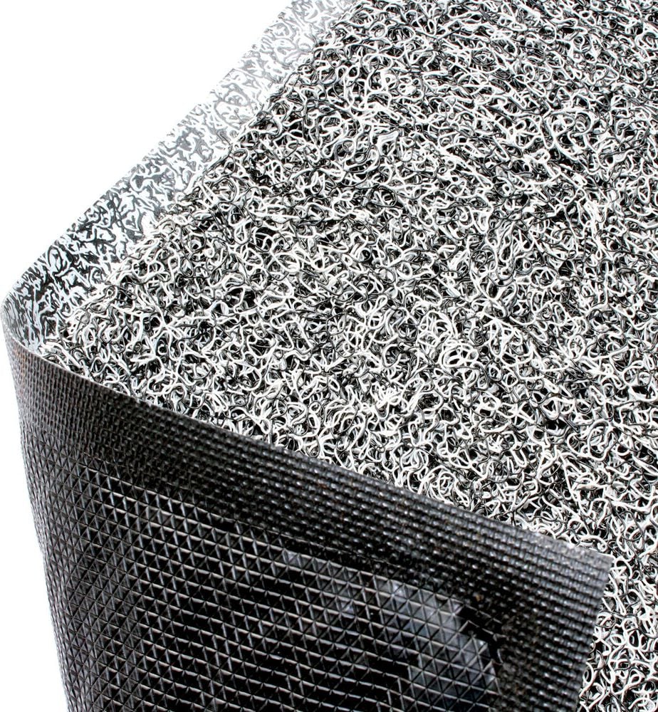 Schmutzfangmatten DOORTEX twistermat EDEMFLVA0007, 40x60cm, rechteckig, Innenbereich, schwarz/weiß