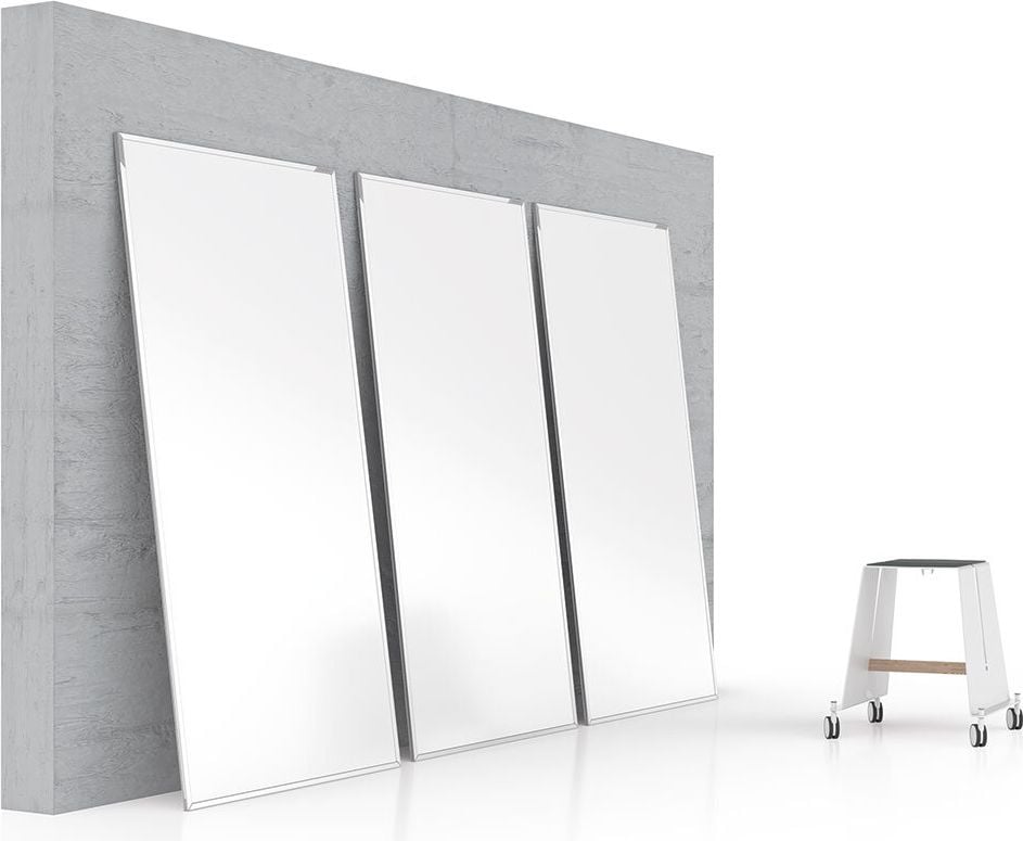 Whiteboard Magnetoplan Design-Thinking 1241292, 90x178cm, lackiert, trocken abwischbar,
freistehend/Wandanlehnung