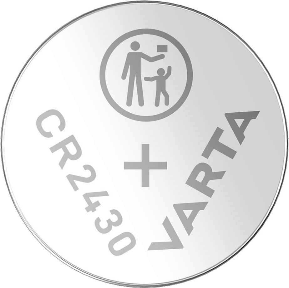 Knopfzellen Varta Lithium Coin CR2430 Typ 6430, 3 Volt, 290mAh, Pack 2 Stück