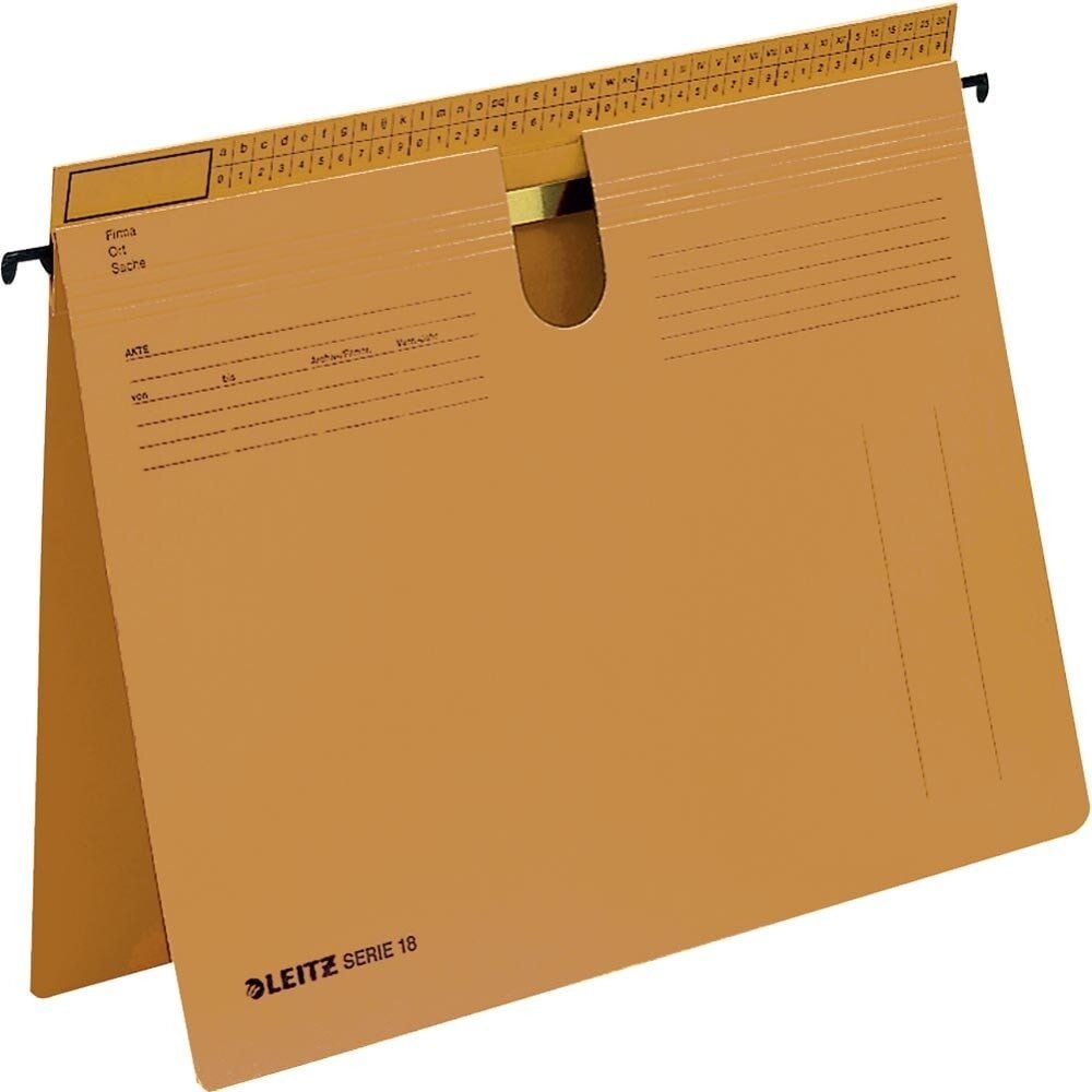 Hängehefter Leitz Serie 18 1834, kaufm./Amtsheftung, Natronkarton 250 g/m²
