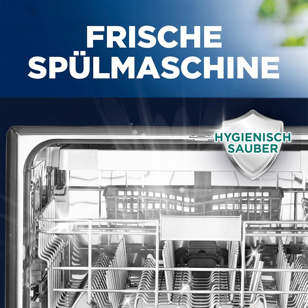 Spülmaschinenreiniger finish Maschinenpfleger Jahressvorrat, Pack 12 Tabs, ohne extra Spülgang