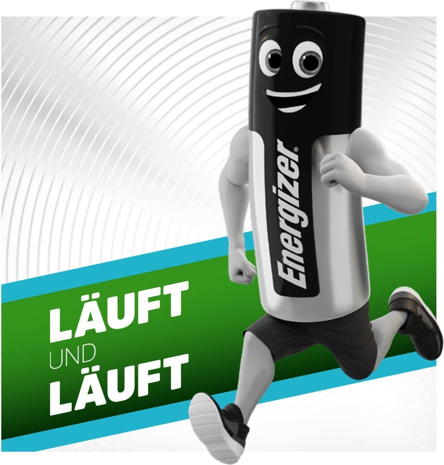 Akkus Energizer NiMH Extreme Mignon (AA), 1,2 V, 2300 mAh, aus 22% recycelten Materialien, Pack 4 Stück