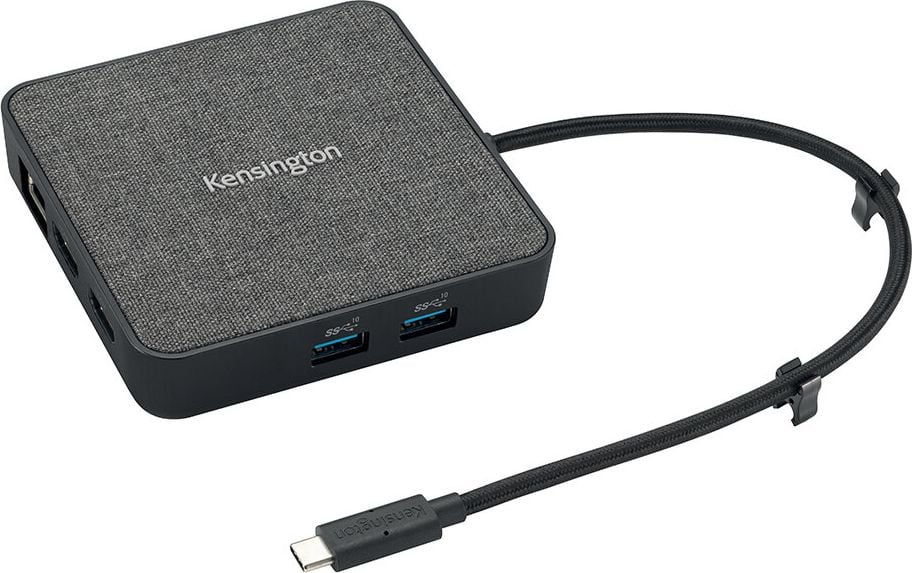 Dockingstation Kensington MD120U4 K32850WW, USB-C 3.2, für bis zu 2 USB-A-Geräte, HDMI,
Ethernet, 100W Power Pass Through