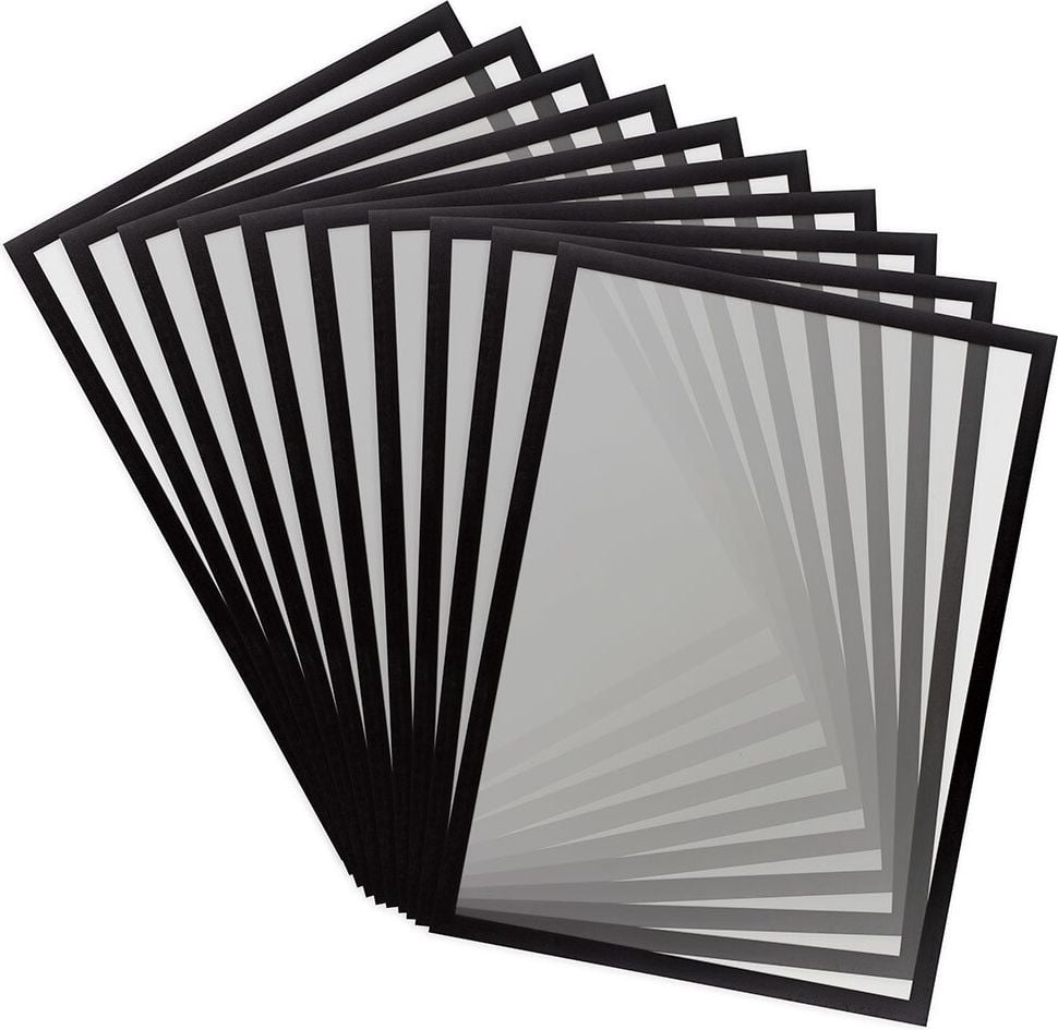 Inforahmen tarifold Magneto Solo Pro 19439, A4 hoch/quer, magnetisch, farbig, Pack 10
Stück, schwarz