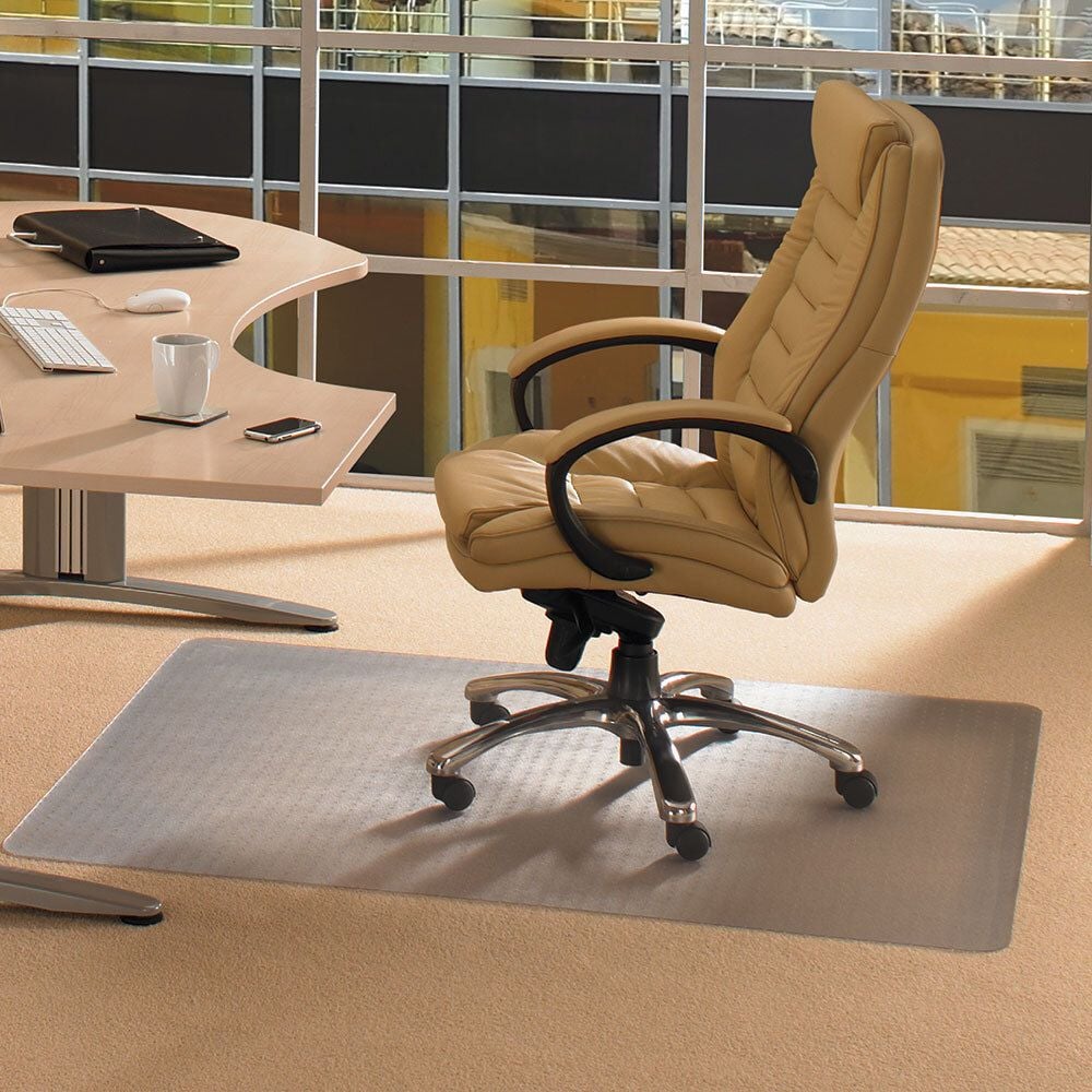 Bodenschutzmatten CLEARTEX advantagemat EDCMFLVG0053, 116x150cm, rechteckig, Vinyl, für Teppiche