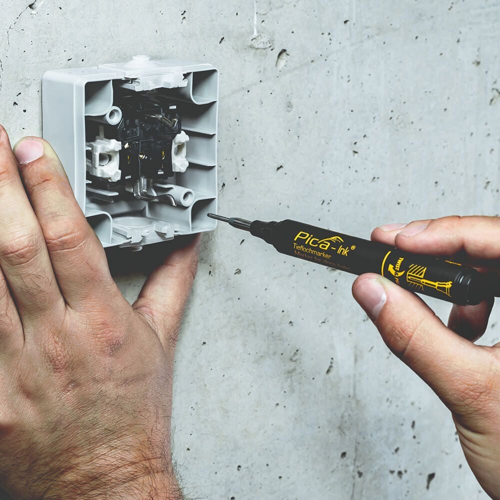 Tieflochmarker Pica-Ink 150/46 97770005K009, ca. 1,5mm, schwarz