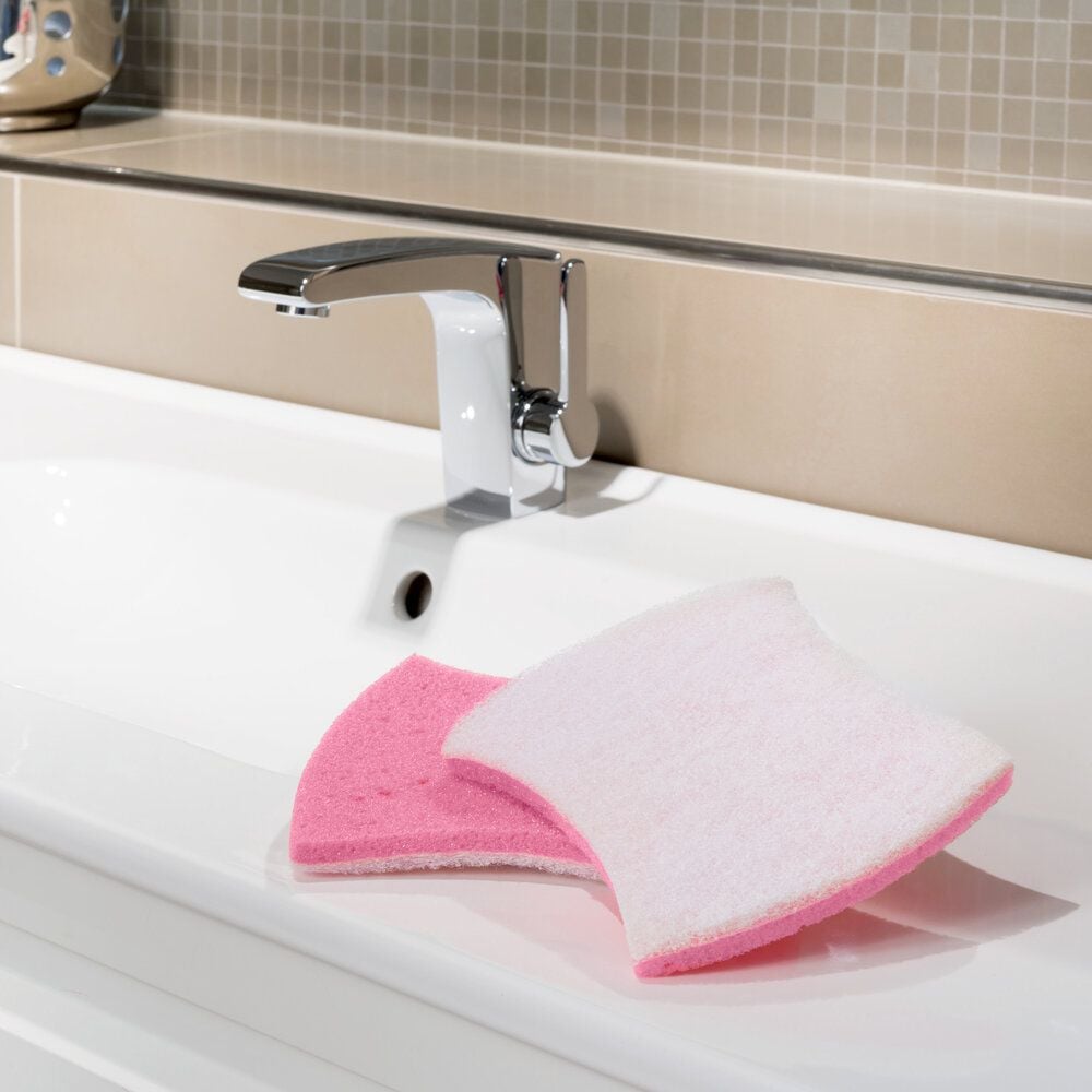 Reinigungsschwamm Scotch-Brite Bath XXL, für das Bad, extra große Größe, nicht
kratzend, zur Reinigung empfindlicher
Oberflächen