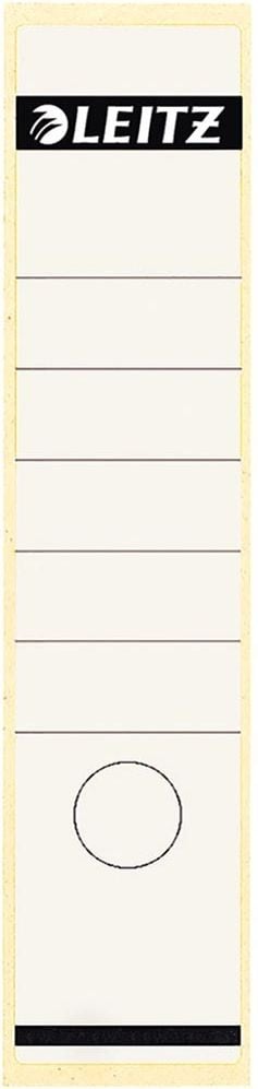 Rückenschilder Leitz 1640-10, breit/lang, 285x61,5mm, selbstklebend, Pack
100 Stück, weiß
