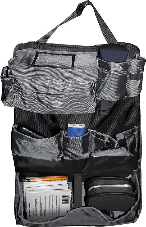 Rückenlehnentasche OK CARS Comfyluxx, 56,5x44,5x7cm (BxHxT), schwarz