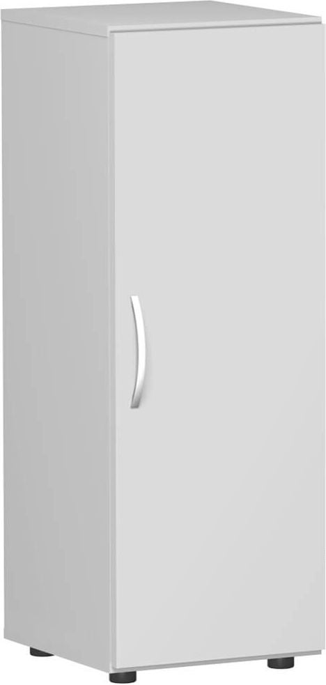 Aktenschrank Geramöbel Mailand S-343102, 40x110,4x42cm (BxHxT), 1 Flügeltür,
Bogengriff, hellgrau