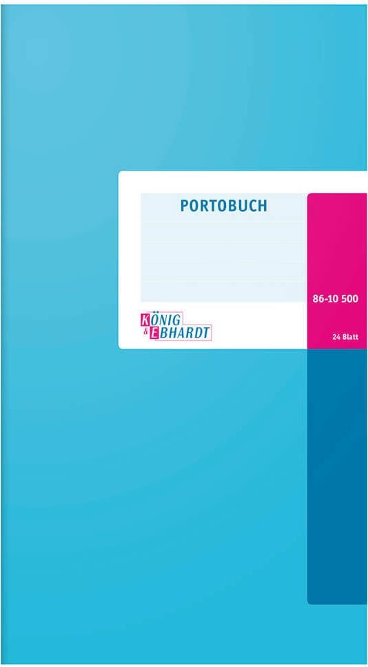 Portobuch K+E 2/3 A4 86-10500, 16,5x29,7cm, 24 Blatt
