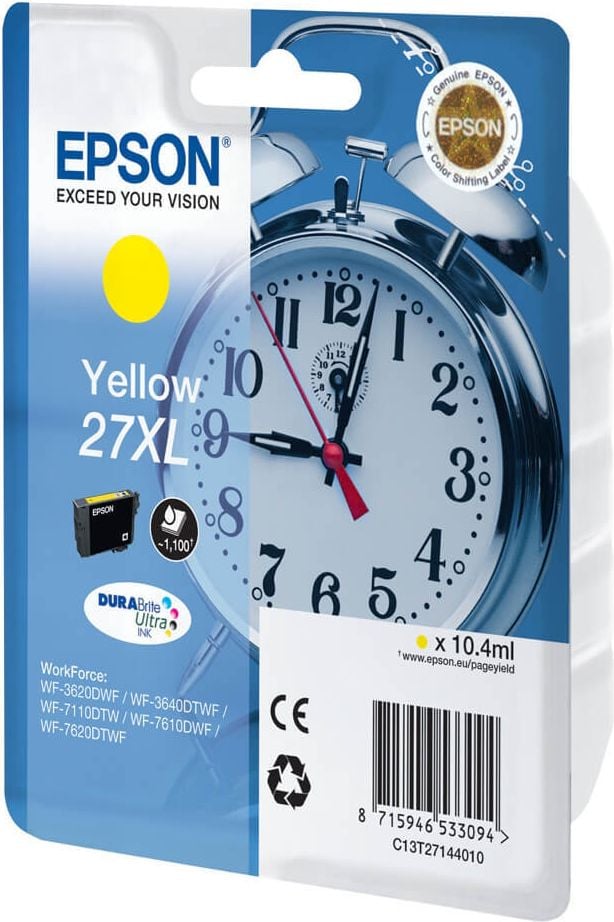 Epson Tintenpatrone T2714 27XL, yellow, 10,4ml