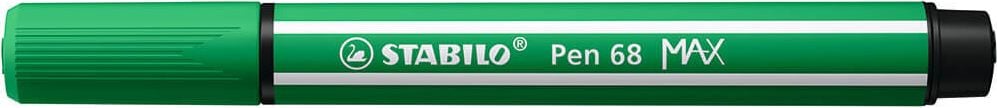 Fasermaler STABILO Pen 68 MAX 768, ca. 1-5mm, Keilspitze, Einzelstift, grün