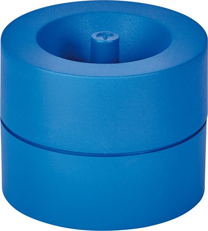 Klammernspender Maul MAULpro Recycling 30123, magnetisch, inkl. 15 Klammern, über 85% recycelter Kunststoff, Blauer Engel, blau
