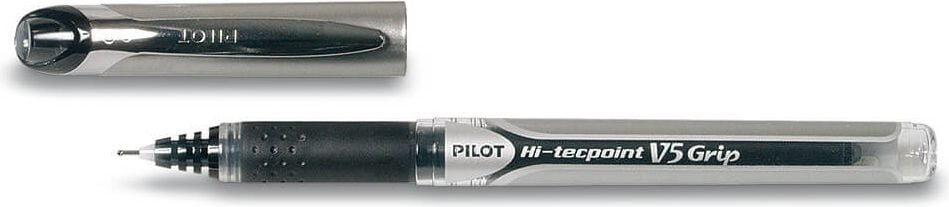 Tintenroller Pilot Hi-tecpoint Grip V5 BXGPN-V5 2206, ca. 0,3mm, Gehäusefarbe=Schreibfarbe, schwarz