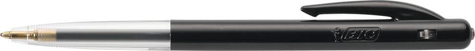 Kugelschreiber BIC M10 Clic Value Pack 90+10, Einweg, Druckmechanik, 0,4mm, Pack 100 Stück, schwarz