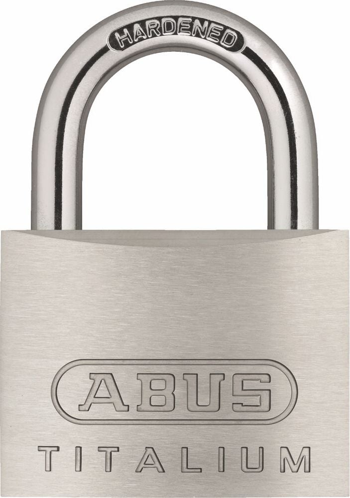 Vorhängeschloss Abus Titalium 806087 54TI/50, 47,5mm, Aluminium, 2 Schlüssel