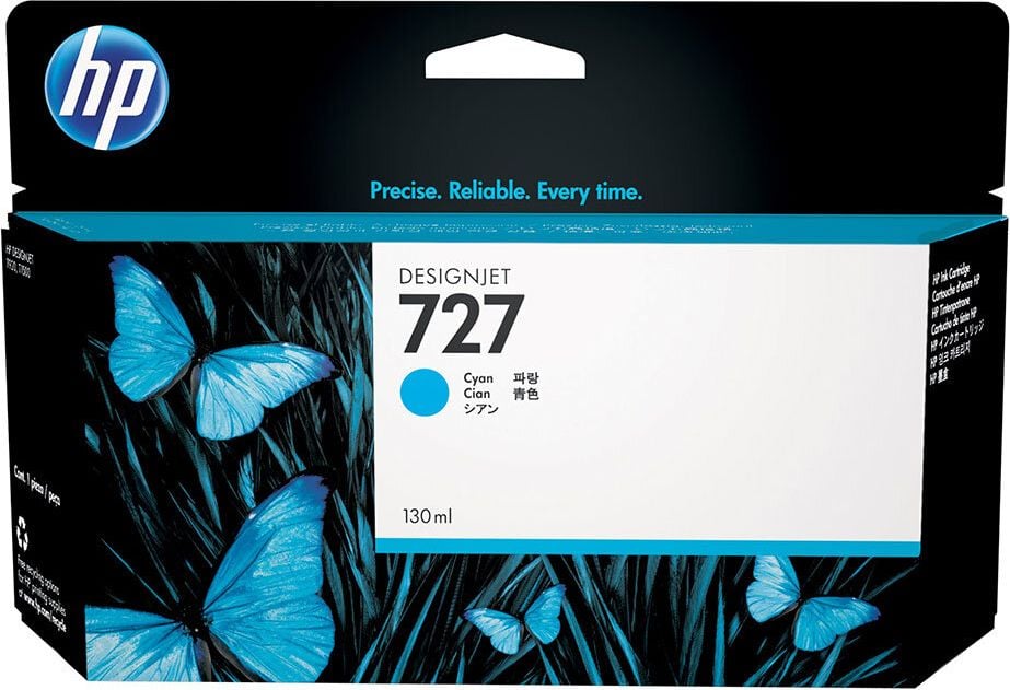 HP Tintenpatrone B3P19A Nr. 727, cyan, 130ml