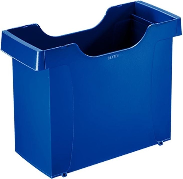 Hängebox Leitz Hängemappenbox Uni-Box Plus 1908, für 20 Hängemappen, ohne Deckel, blau