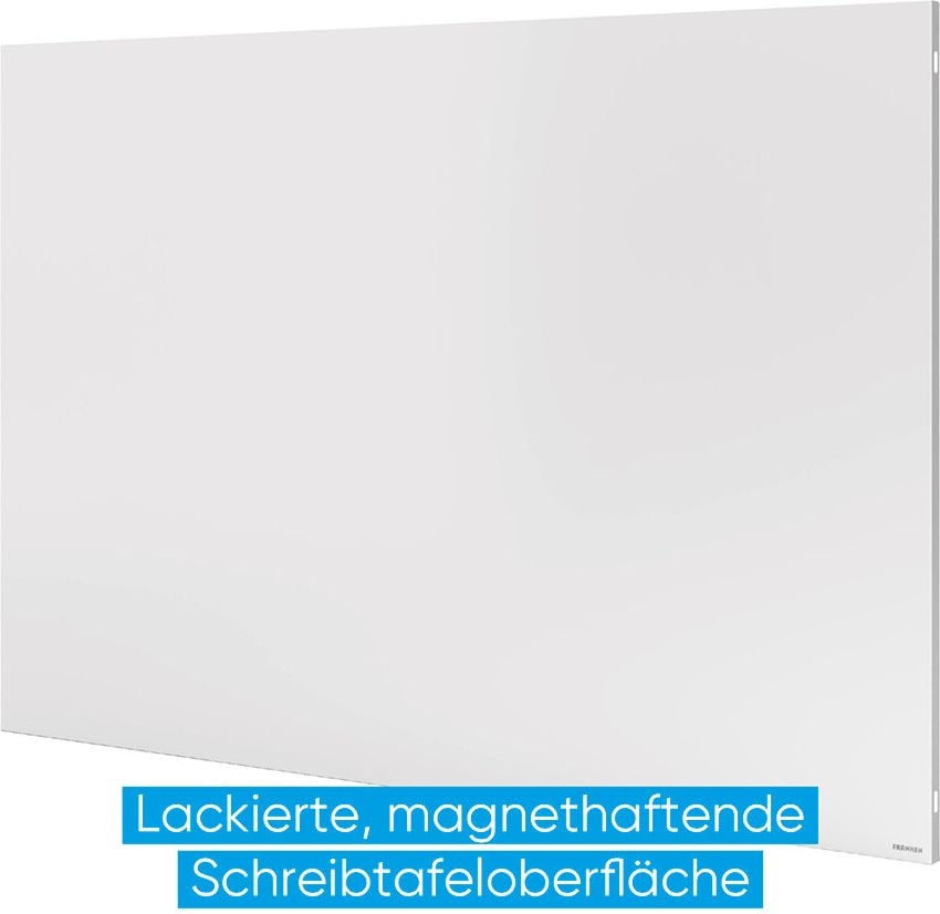 Whiteboard Franken Infinity SCM6103, 90x120cm, lackiert, rahmenlos, trocken
abwischbar