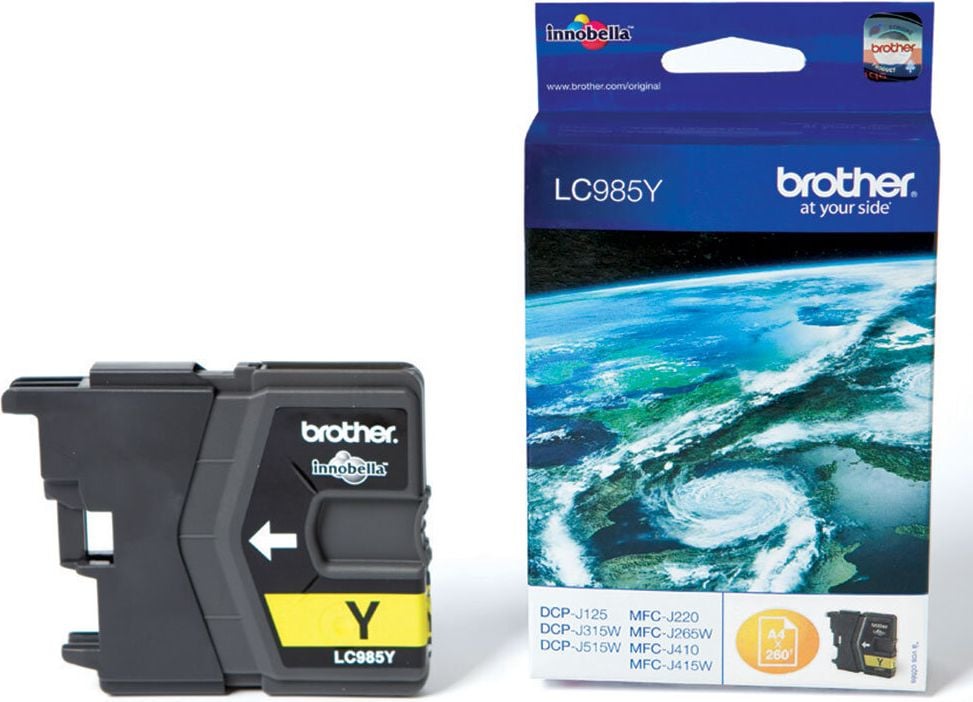 Brother Tintenpatrone LC-985Y, yellow, 260 Seiten