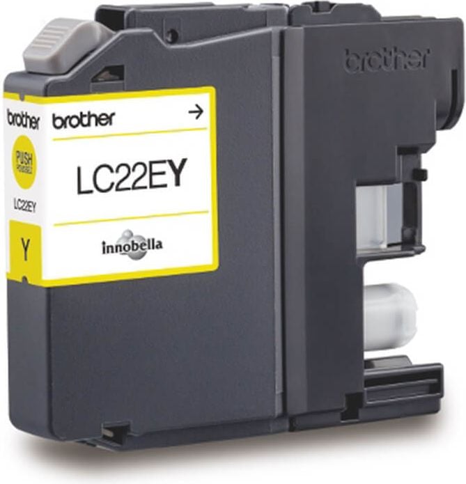 Brother Tintenpatrone LC-22EY, yellow, 1.200 Seiten