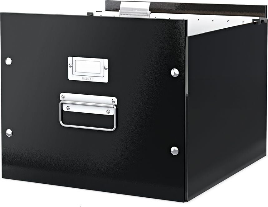 Hängebox Leitz Ablage- und Transportbox Click & Store 6046, für 15 Hängemappen, mit Deckel, weiß