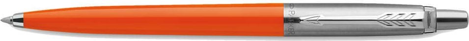 Kugelschreiber Parker Jotter Originals C.C., Druckmechanik, Kappe und Clip Edelstahl,
Schaft Kunststoff, Mine: M, Schreibfarbe:
blau, dokumentenecht, nachfüllbar, orange