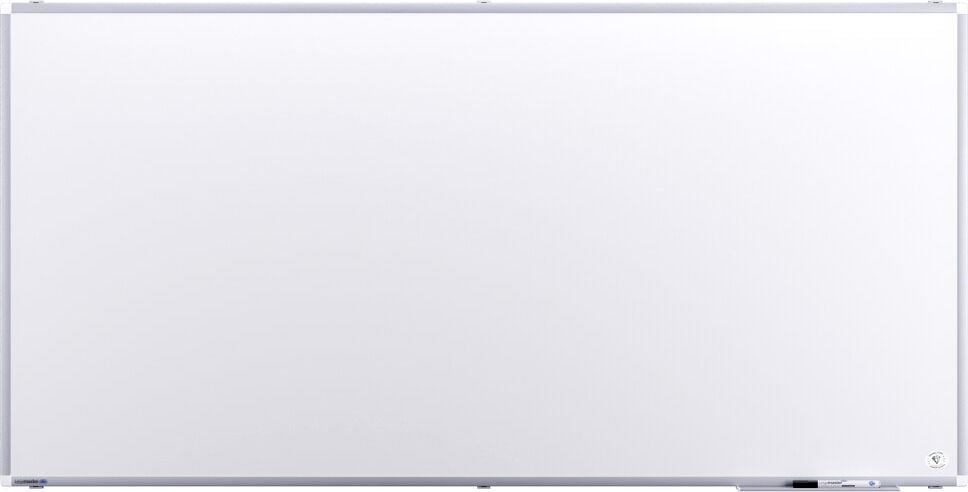 Whiteboard Legamaster Premium Plus 7-101056, 90x180cm, emailliert, trocken abwischbar, Aluminiumrahmen, Wandaufhängung, inl. Zubehör, FSC, EU Ecolabel