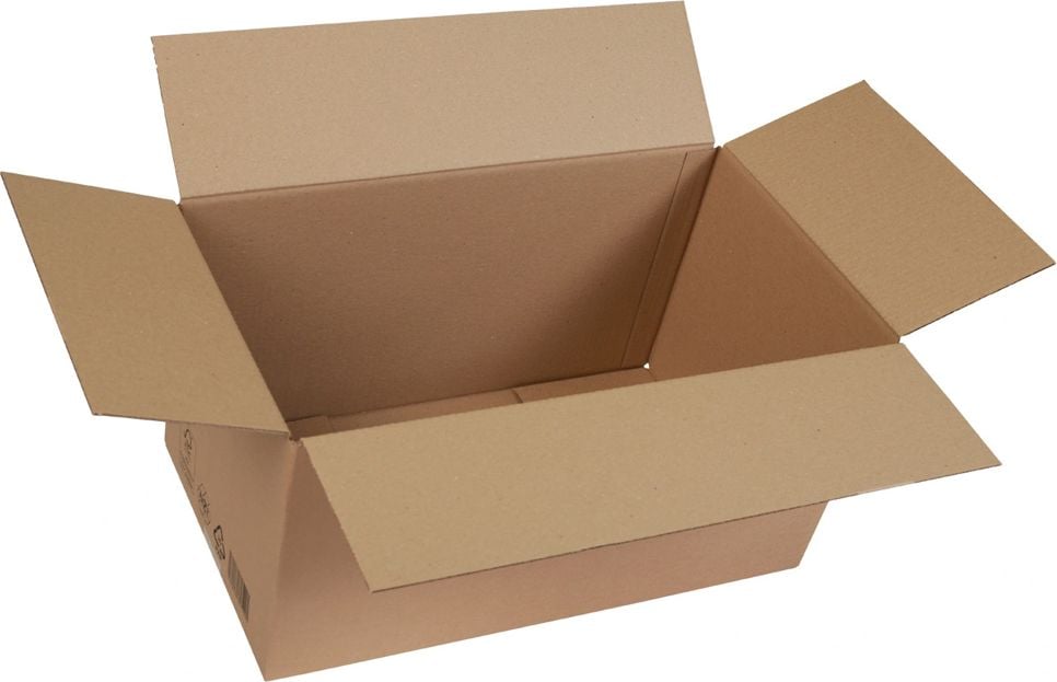 Versandkarton FEFCO 0201 KWP1-040, 500x300x300mm (LxBxH), braun, ohne
Höhenrillung, Pack 25 Stück