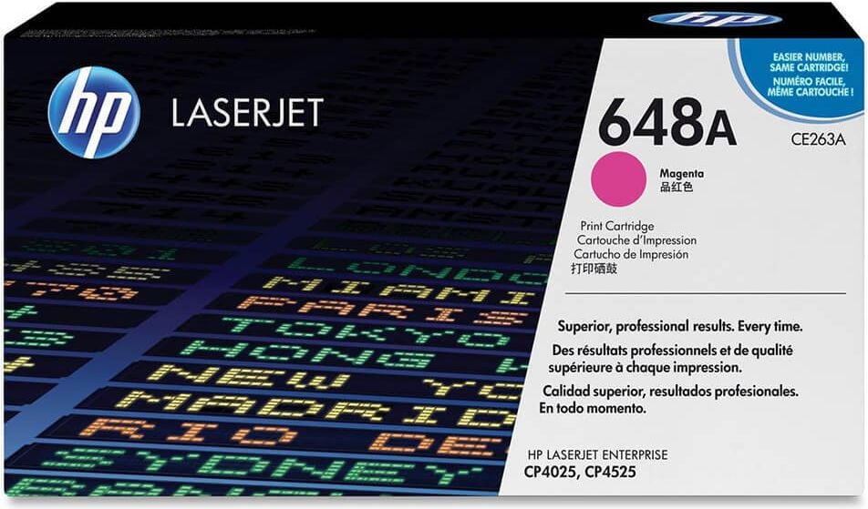 HP Lasertoner CE263A Nr. 648A, magenta, 11.000 Seiten