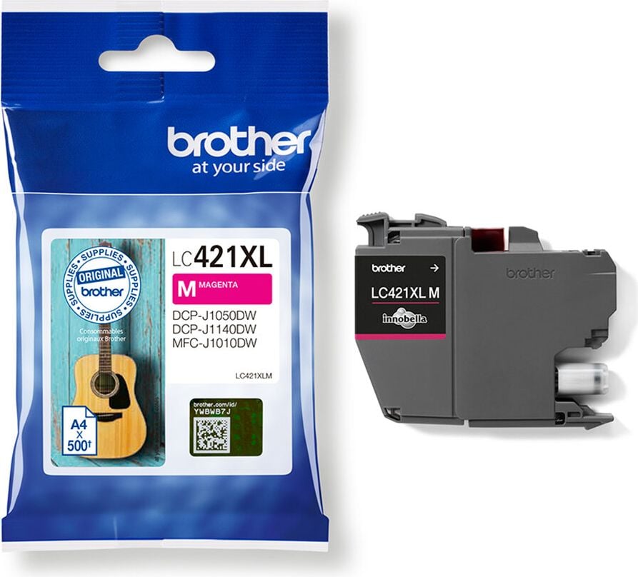 Brother Tintenpatrone LC-421XLM, magenta, 500 Seiten