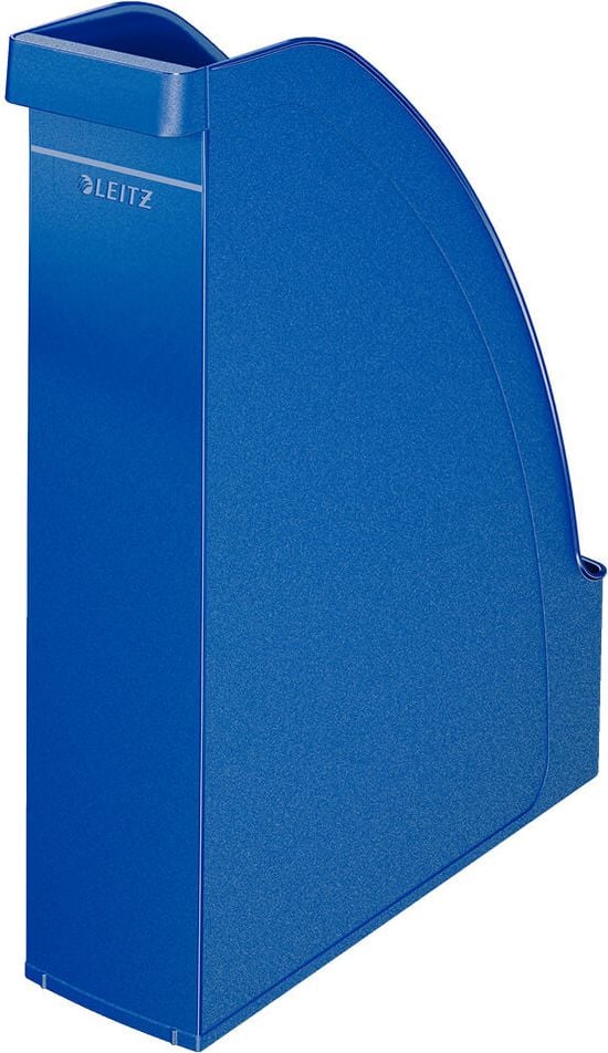 Stehsammler Leitz Plus 2476, A4 hoch, 78mm Rückenbreite, Polystyrol (PS), blau