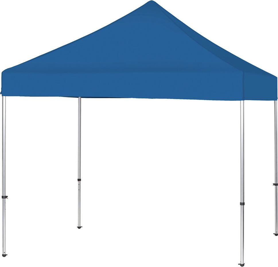 Pavillon Showdown Displays Canopy, 3x3x3,42m (BxTxH), Aluminiumgestänge, Canopy 270 g/m² Textil, Oberseite farbig, Innenseite weiß, blau