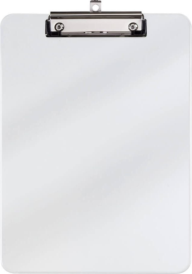 Klemmbretter Maul 23405, A4, Kunststoff, Bügelklemme mit Griffmulde, glasklar