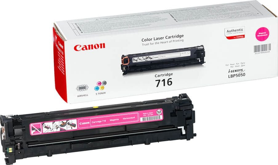 Canon Lasertoner 716M, magenta, (1978B002), 1.500
Seiten