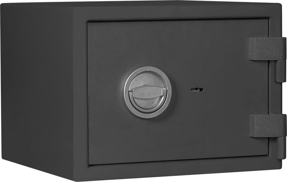 Möbeleinsatztresor Format MT 1 112325-60000, 30x40,5x38,5cm, 24kg, Doppelbartschloss, Sicherheitsstufe S1 gemäß EN 14450, 36 Liter Volumen, dunkelgrau