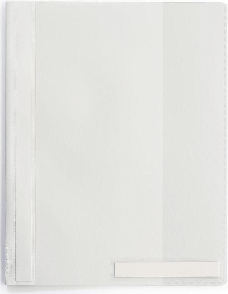 Schnellhefter Durable A4 Überbreite 2510, Hartfolie, transparenter Vorderdeckel,
Innentasche, schwarz