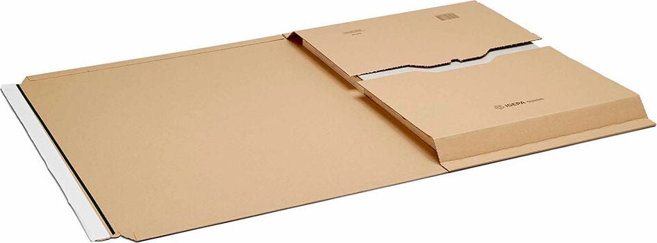 Universalverpackungen KBV-760, B2, Innenmaß: 760x510x54mm (LxBxH), variable
Höhe, B-Welle, braun, Pack 20 Stück