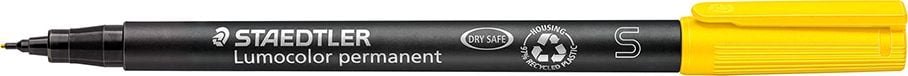 Folienschreiber Staedtler Lumocolor permanent pen 313S, ca. 0,4mm, wasserfest, gelb