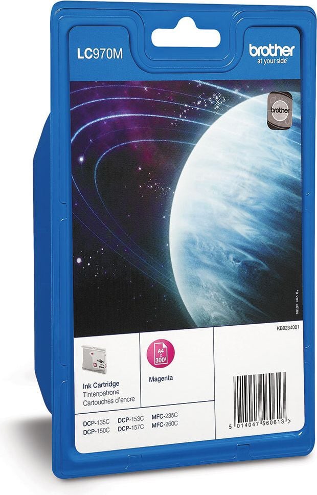 Brother Tintenpatrone LC-970M, magenta, 300 Seiten