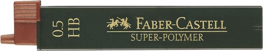 Druckbleistiftminen Faber-Castell 9065/1205, 0,5mm, Dose à 12 Minen, 2B